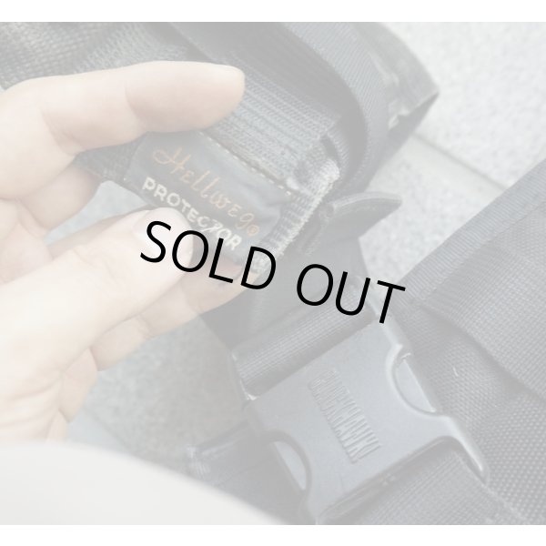 画像4: 英軍放出ブラックホーク製プレートキャリア黒ハイマーク製プレート・Hellweg製ダブルピストルマガジンポーチ付き (4)