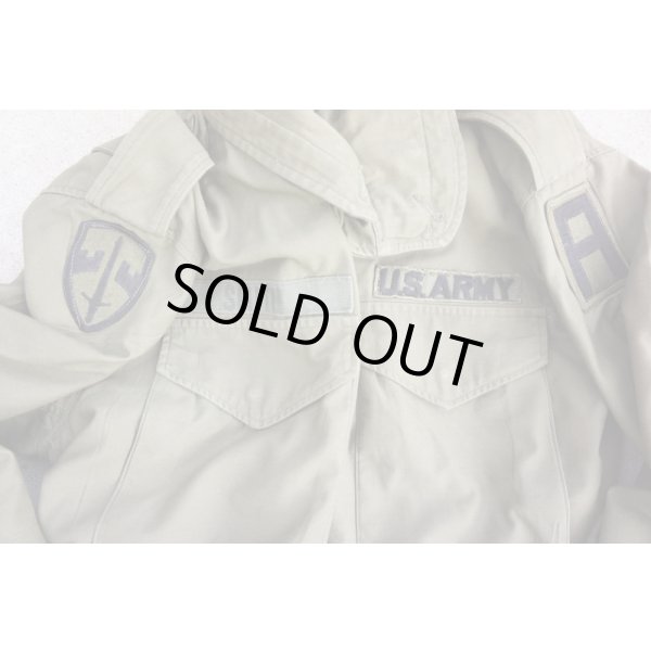 画像4: 米軍MACV・第1米陸軍パッチ付きM65フィールドジャケット2ndタイプ(アルミジッパータイプ)SMALL-SHORT (4)