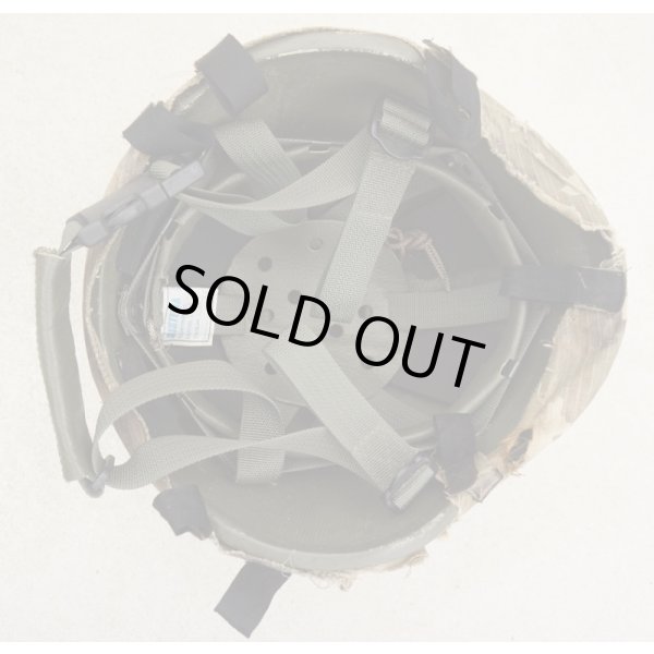 画像3: イタリア軍SISTEMA COMPOSITI製PASGT型ヘルメットLARGE Vegetato迷彩ヘルメットカバー付き (3)