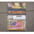 画像1: 米軍放出ブラックホーク ベルクロ付き星条旗フラッグパッチ フルカラー品 新品 (1)