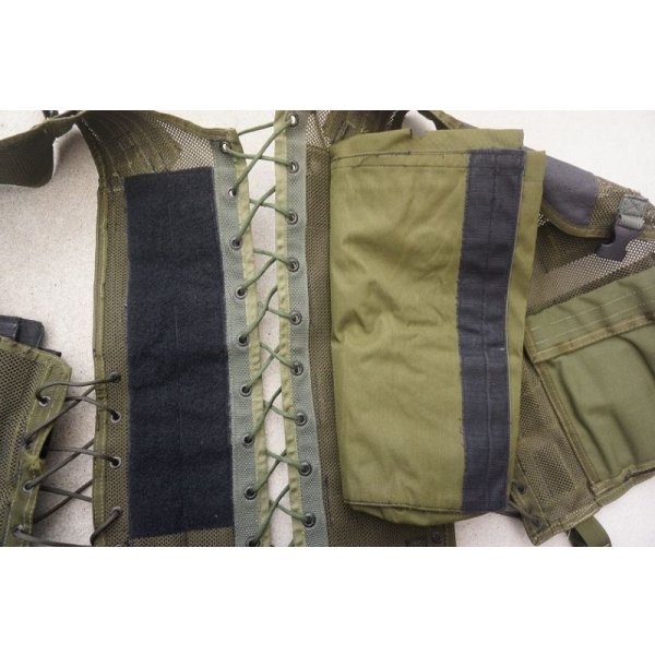 画像7: 米海軍特殊部隊放出ブラックホークOMEGAモジュラーベストOD改造品ポーチ5個付き旧タグ品 (7)