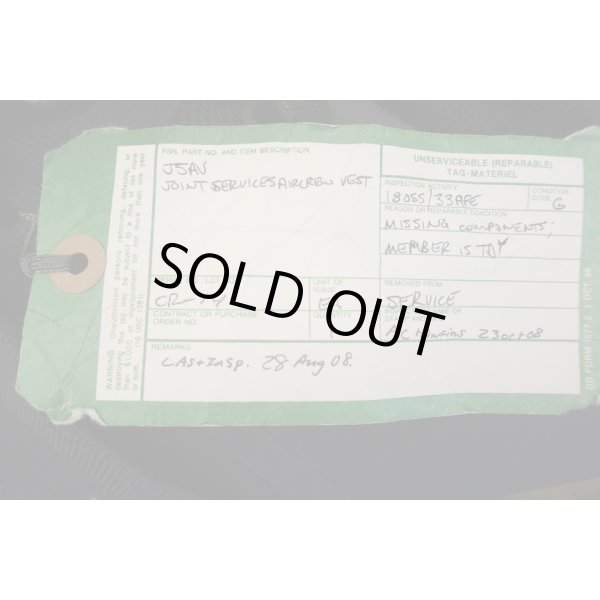 画像9: 米軍 米空軍JSAVESサバイバルベスト黒 (9)