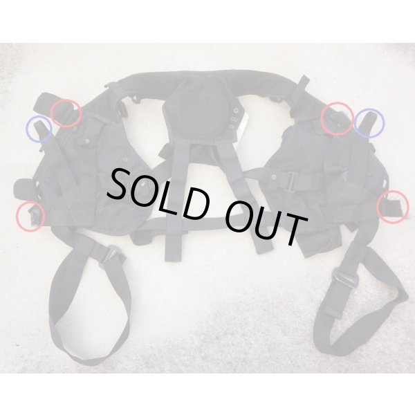 画像3: 米軍 米空軍JSAVESサバイバルベスト黒 (3)