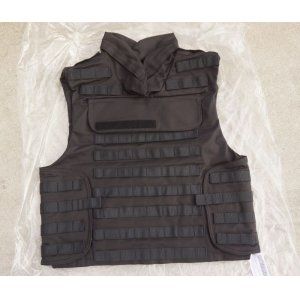 画像: オランダ軍 王立保安隊用? MOLLE式ボディアーマー黒 新品