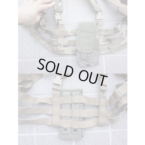 画像7: 米軍放出HIGH GROUND GEAR製チェストリグ コヨーテ・マルチカム迷彩リバーシブル新品 (7)