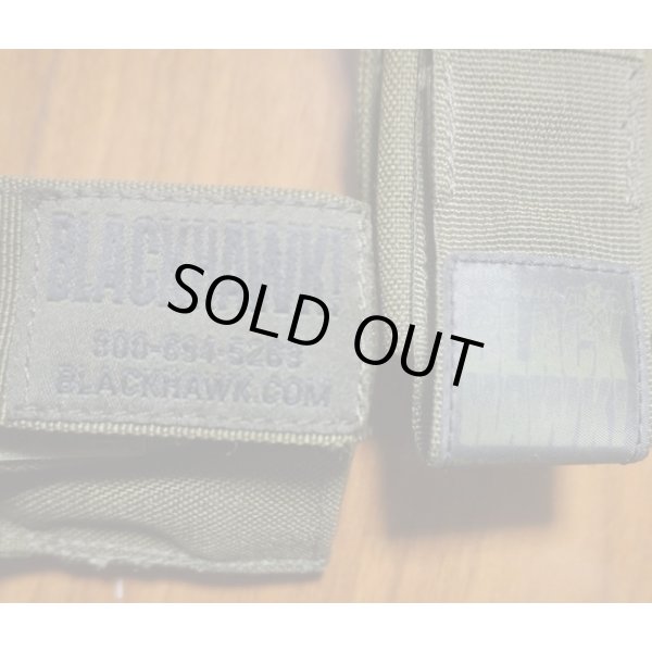 画像5: 英軍放出ブラックホークSTRIKEシングルピストルマガジンポーチOD (5)