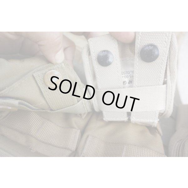 画像9: 英軍放出メーカー不明MAR CIRAS型ボディアーマー コヨーテSMALLポーチ5個付きソフトアーマー入り (9)