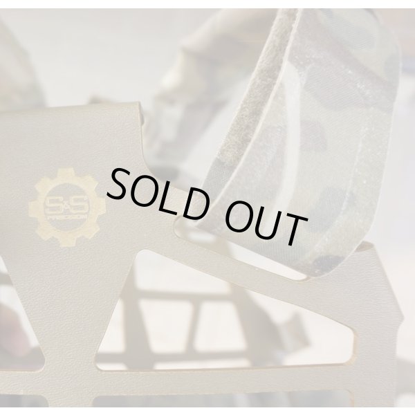 画像4: S&SプレートフレームMULTICAM迷彩・タンLARGE新品 (4)