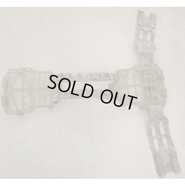 画像3: S&SプレートフレームMULTICAM迷彩・タンLARGE新品 (3)