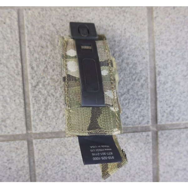 画像2: 米陸軍特殊部隊放出? HSGIハンドグレネードポーチMULTICAM迷彩 新品 (2)