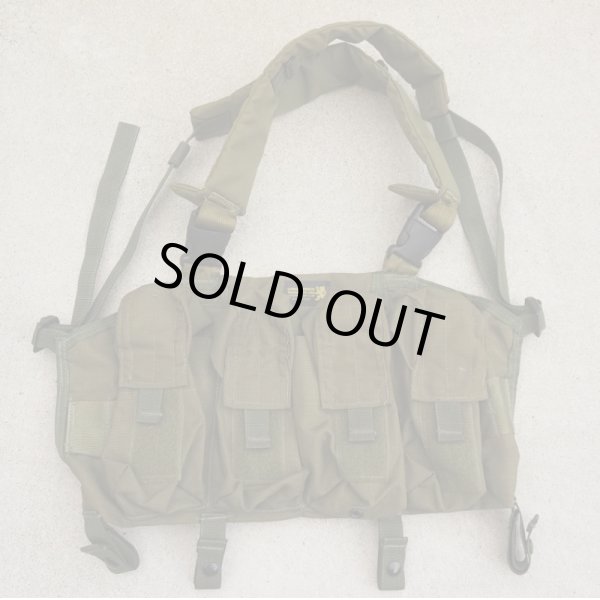 画像1: 米軍放出LBT-0290DチェストリグOD金タグロット品 (1)