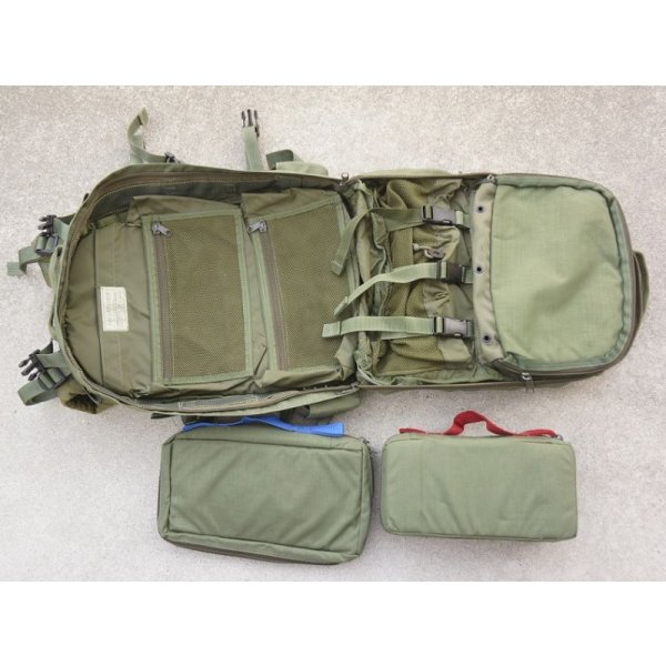 画像5: 米軍放出LBT-1562BメディカルパックOD黒ファスロット (5)