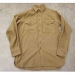 画像1: 第二次世界大戦 米軍 米海兵隊ウールシャツ サイズ3 (1)