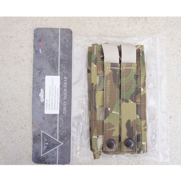 画像2: 米陸軍特殊部隊放出?レイン ラジオポーチMULTICAM迷彩 新品 (2)