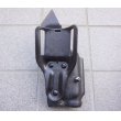 画像2: 米法執行機関放出サファリランド6004ヒップホルスター黒ITI M6ライト付きグロック17・グロック22用 (2)