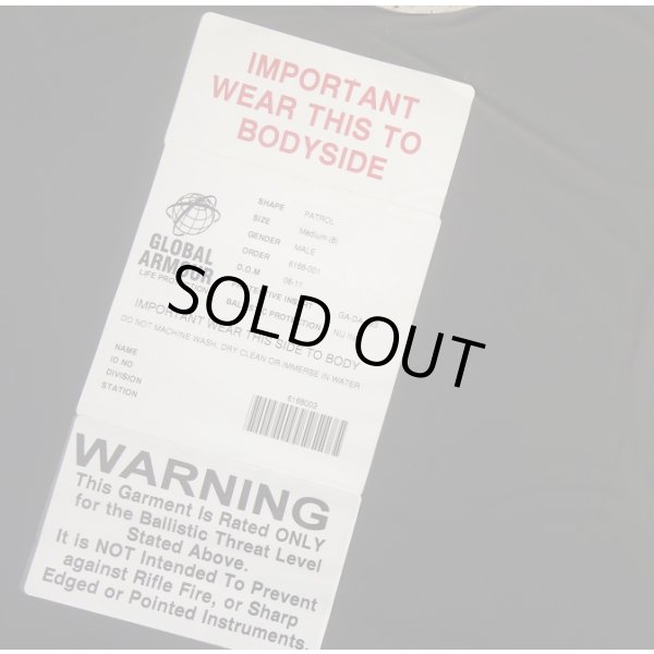 画像6: 英軍UKSF放出SOLO製ボディアーマー グローバルアーマー製ソフトアーマー入り黒MEDIUM (6)