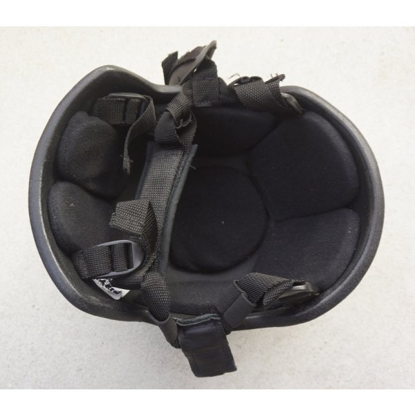 画像4: 英軍UKSF放出グローバルアーマー製MICH-2001型ヘルメット黒 (4)