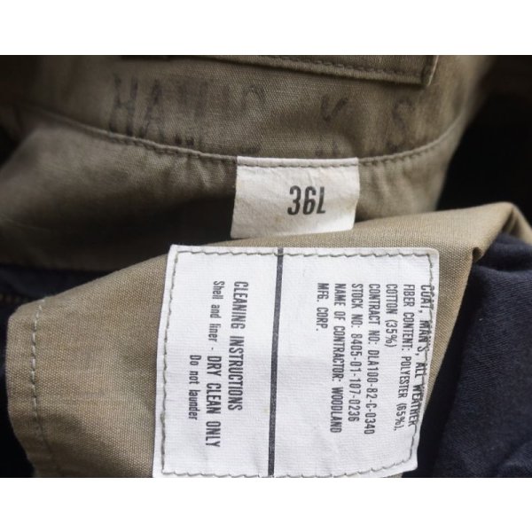 画像4: 米軍 米海兵隊オールウェザーコート ライナー付きサイズ36L (4)