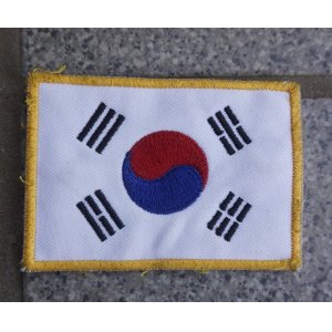 画像: 米軍・韓国軍KATUSA用 大韓民国フラッグパッチ