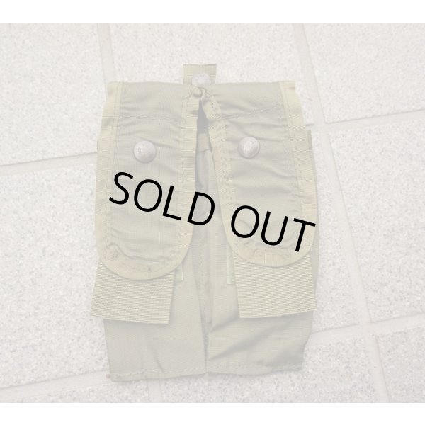 画像1: 米軍QRVタクティカルベスト用ダブルマガジンポーチOD (1)