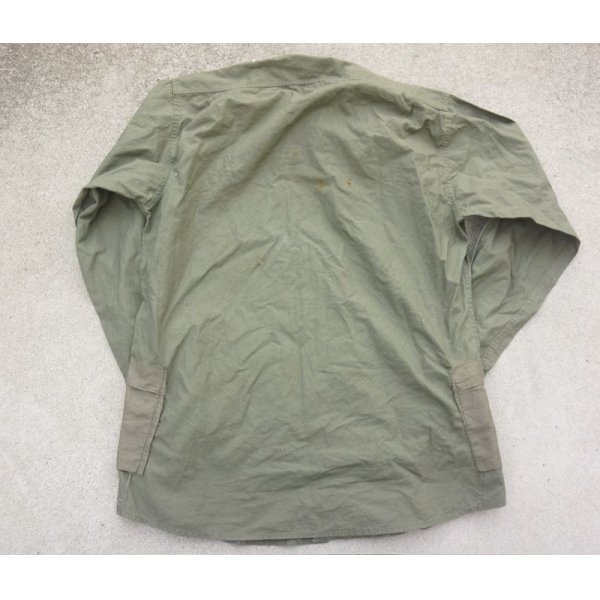 画像2: 国籍不明 英軍・オーストラリア軍型ODシャツ バンダリア追加品 (2)