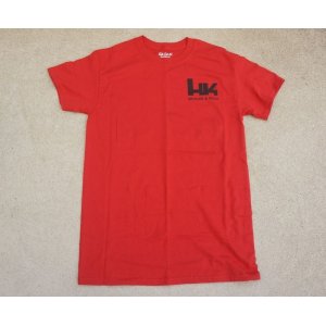 画像: H&K製HK Tシャツ赤SMALL新品