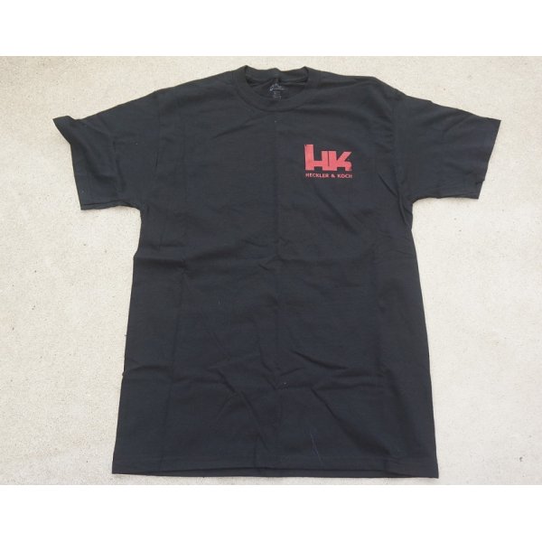 画像1: H&K製HK P30 Tシャツ黒MEDIUM新品 (1)
