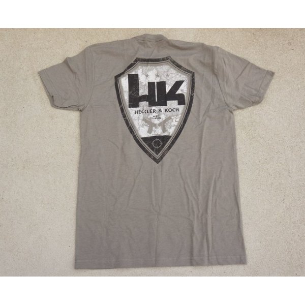 画像2: H&K製HK Tシャツ灰色SMALL新品 (2)