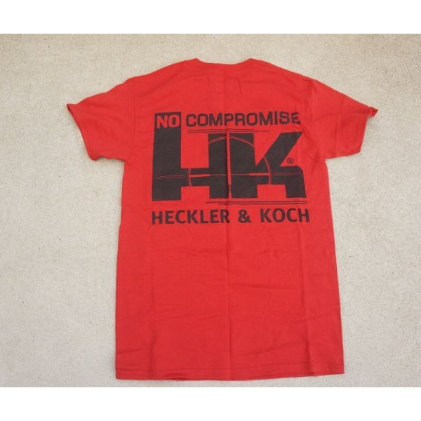 画像2: H&K製HK Tシャツ赤SMALL新品 (2)