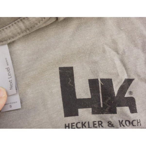 画像3: H&K製HK Tシャツ灰色SMALL新品 (3)