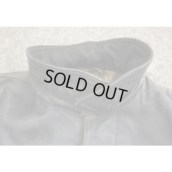 画像4: フランス消防士革製ジャケット (4)