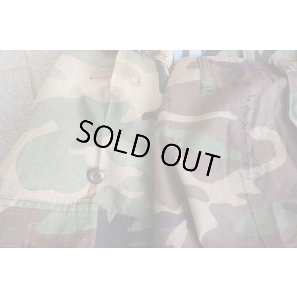 画像6: ペルー軍 陸軍特殊部隊ウッドランド迷彩BDU上下セットLARGE (6)