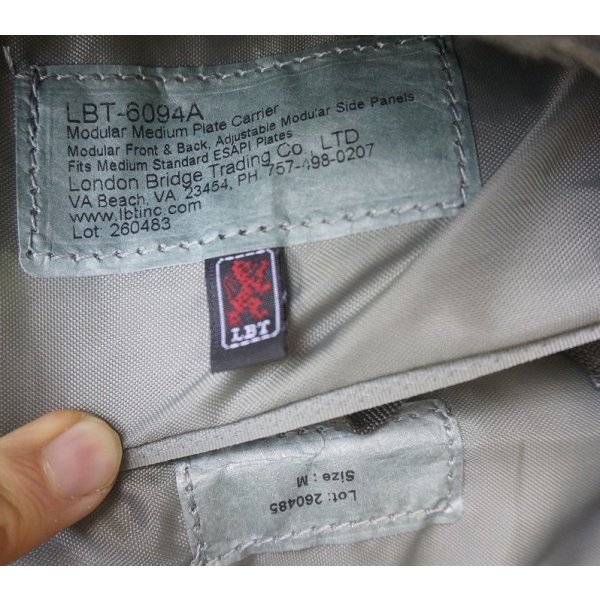 画像6: LBT-6094プレートキャリア デジタルタイガー迷彩(ABU迷彩)新品 (6)