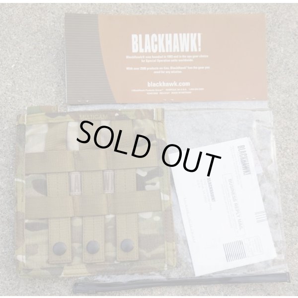 画像2: ブラックホークSTRIKEフラッシュライトポーチ付きアドミンポーチMULTICAM迷彩 新品 (2)