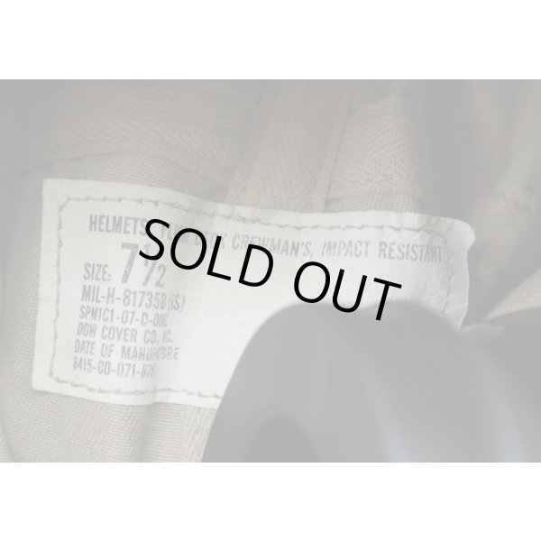 画像8: 米軍 米海軍デッキクルーヘルメット白7 1/2 (8)