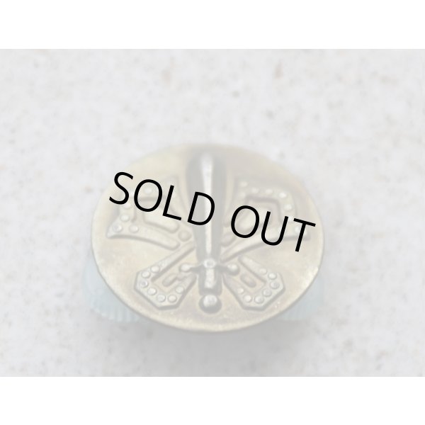 画像1: 韓国軍 韓国陸軍 製服用金属製歩兵科兵科章 (1)