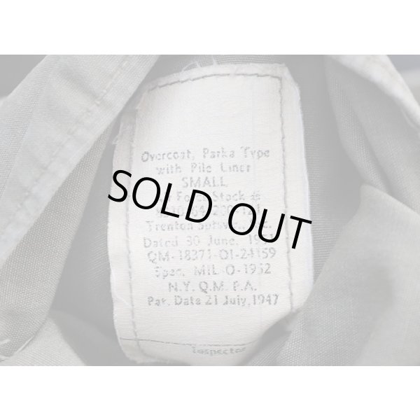 画像3: 米軍 米空軍M1947(M47)フィールドパーカーSMALL (3)