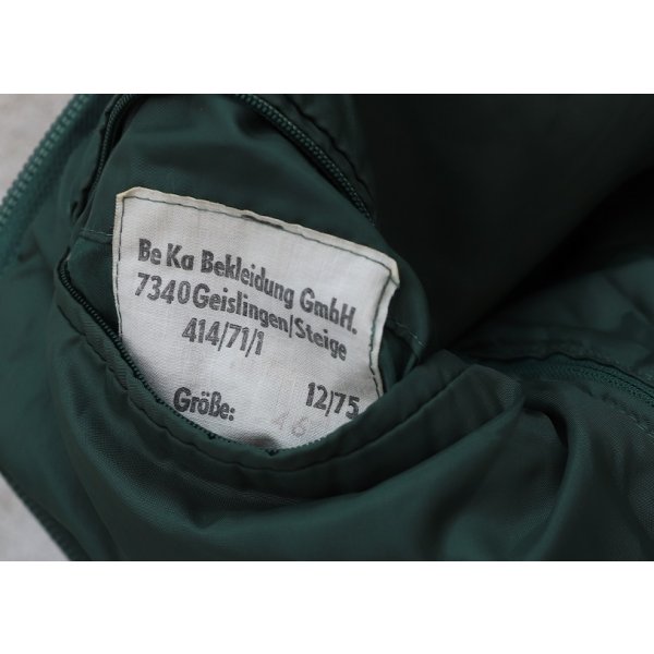 画像4: BGS(ドイツ連邦国境警備隊)レインパーカー サイズ46 (4)