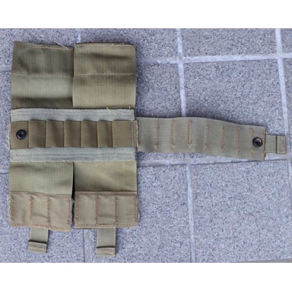 画像3: 米軍アライドSFLCS 19発用ショットシェルポーチ カーキ新品 (3)