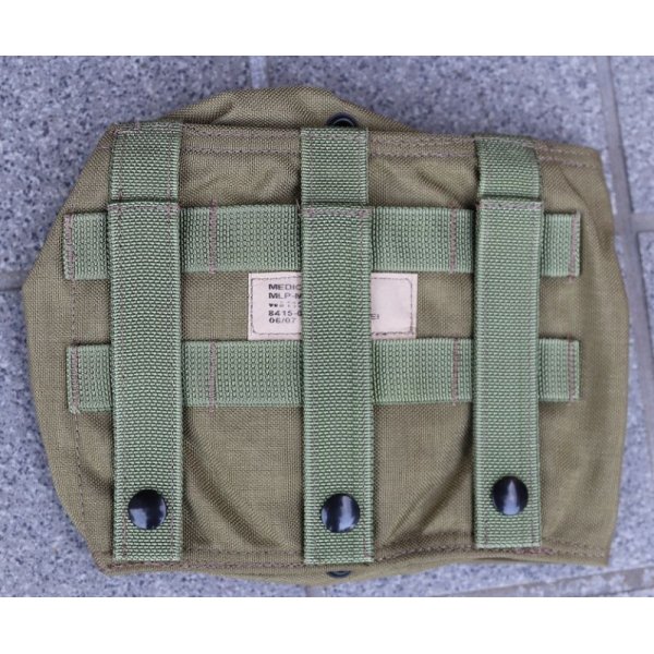 画像2: 米軍イーグルSFLCS横向きメディカルポーチ カーキ新品 (2)