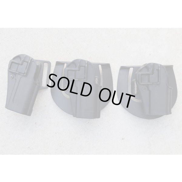 画像1: 米法執行機関放出ブラックホークSERPA CQCホルスター黒コルト1911コマンダー用 (1)