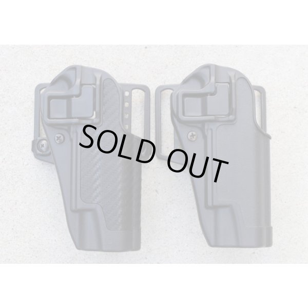 画像1: 米法執行機関放出ブラックホークSERPA CQCホルスター黒コルト1911用 (1)