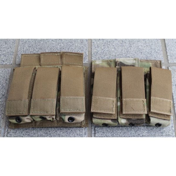 画像4: ダイヤモンドバック トリプルピストルマガジンポーチMULTICAM迷彩 新品 (4)