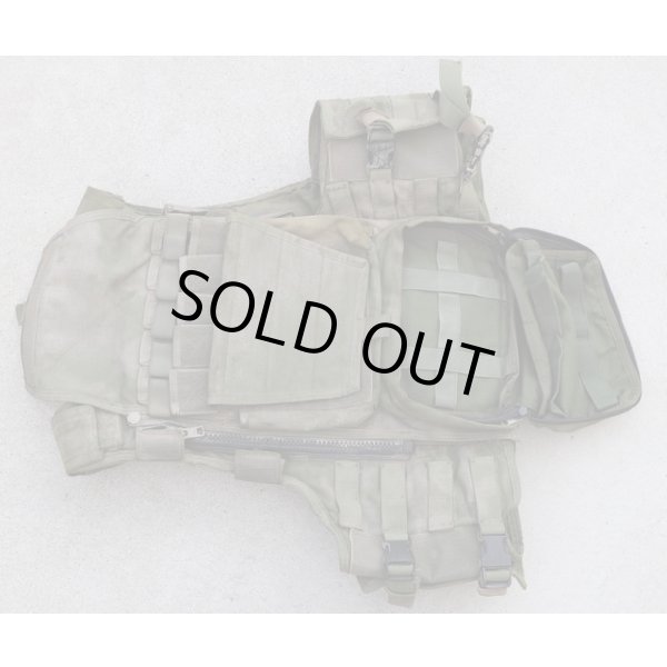 個人装備 AWS CQB Vest AWS CQB Vest System, SPEARS, Olive Drab – Gear Illustration