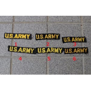 画像: 米軍 米陸軍フルカラー U.S. ARMYテープ各種