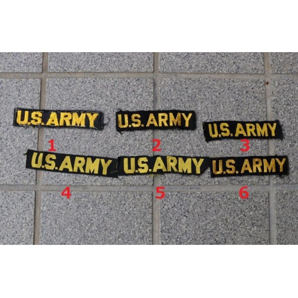 画像1: 米軍 米陸軍フルカラー U.S. ARMYテープ各種 (1)
