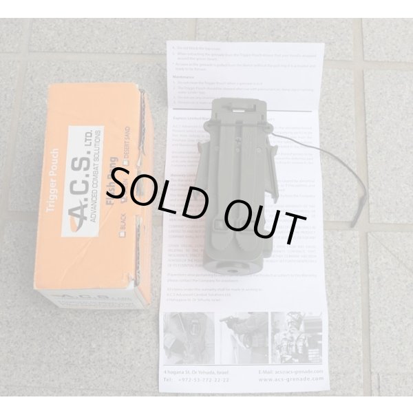 画像2: 米軍放出ACSフラッシュバンポーチ グリーン新品 (2)