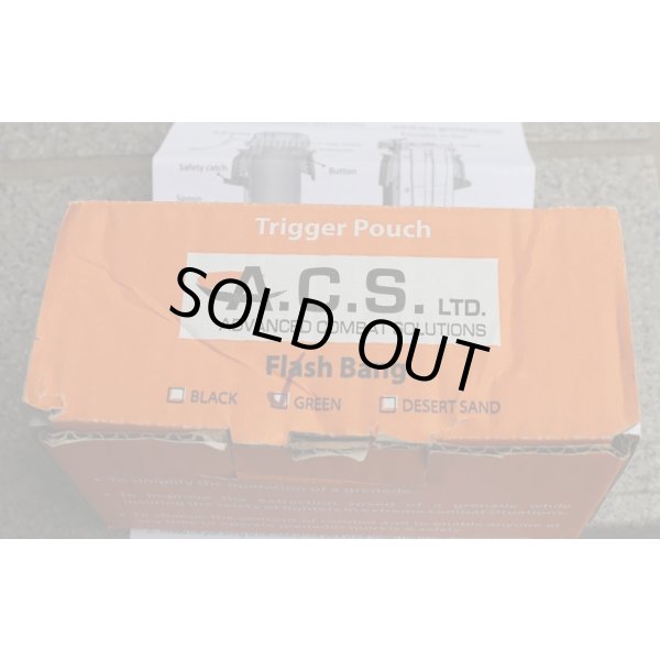 画像5: 米軍放出ACSフラッシュバンポーチ グリーン新品 (5)