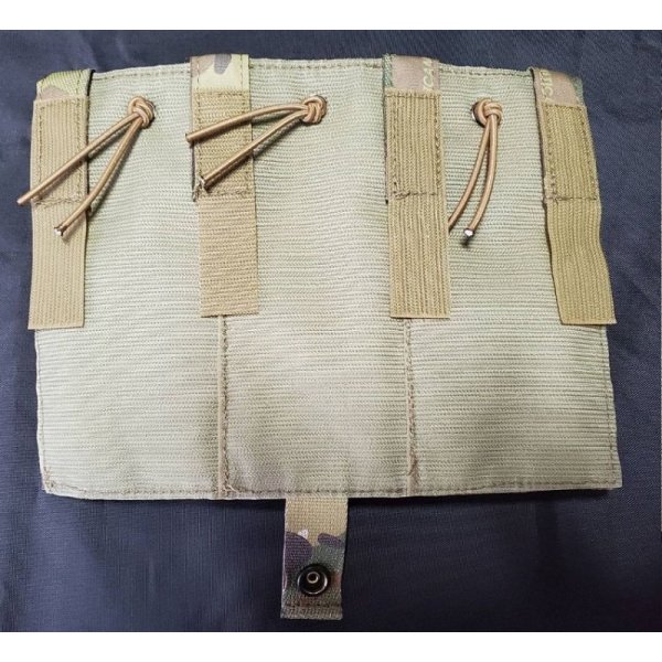 画像4: 受注生産◆当店オリジナル品CRYE AVS用パラクレイト型トリプル9mm+M4マガジンポーチフラップ新品 (4)