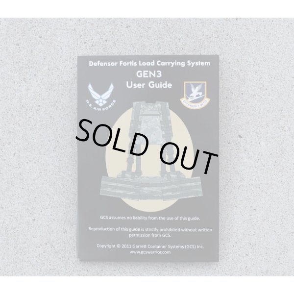 画像1: 米軍 米空軍放出GCS製DF-LCS Gen3キット マニュアル新品 (1)